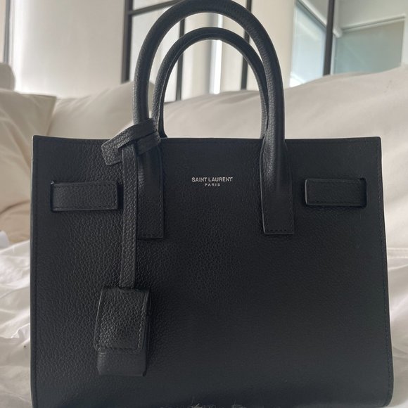 Saint Laurent Black Nano Sac Du Jour - Picture 3 of 6